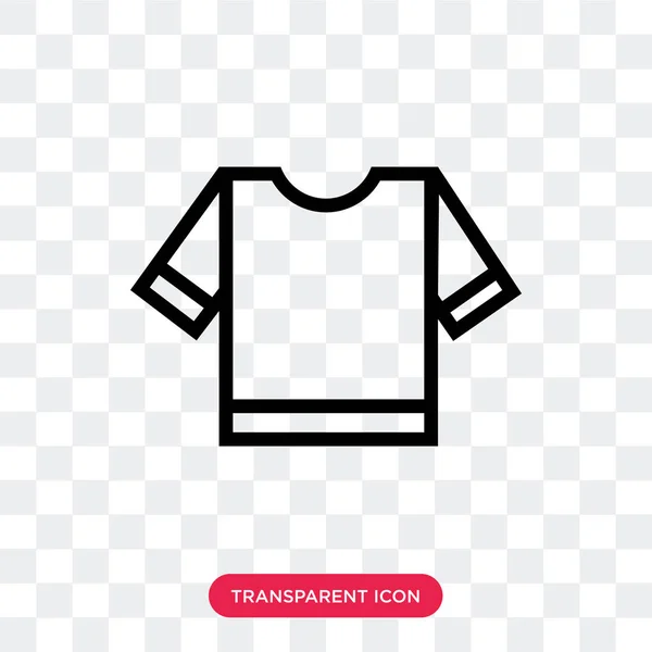 Árbitro listrado sportive t shirt vetor ícone isolado na transpa —  Vetores de Stock