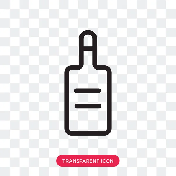 Vodka vector icon elszigetelt átlátszó háttér, Vodka logó — Stock Vector