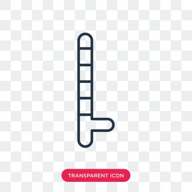 Saydam arka plan üzerinde Baton logo tasarımı izole baton vektör simgesi