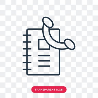 Saydam arka plan üzerinde telefon rehberi logo tasarımı izole telefon rehberi vektör simgesi