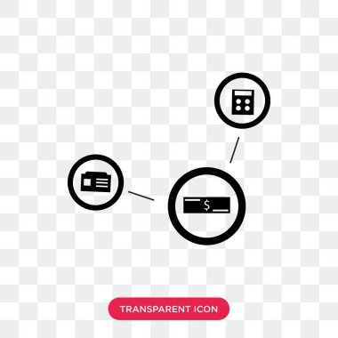 Saydam arka plan üzerinde ekonomi izole ekonomi vektör simgesi 