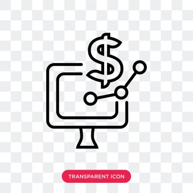 Saydam arka plan üzerinde grafik logo izole grafik vektör simgesi