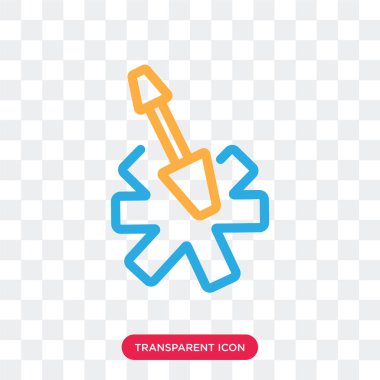 Ayarları şeffaf arka plan üzerinde izole simge vektör ayar