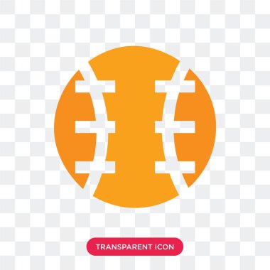 Saydam arka plan üzerinde top logo d izole top vektör simgesi