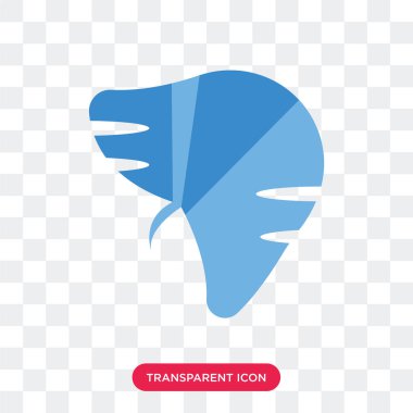 Saydam arka plan üzerinde Huma izole insan karaciğer vektör simgesi