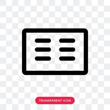 Saydam arka plan üzerinde CIT araba izole CIT kartı vektör simgesi