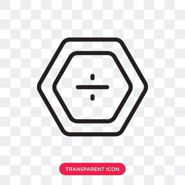 Saydam arka plan üzerinde Perce izole yüzde vektör simgesi