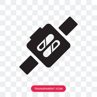 Saydam arka plan üzerinde akıllı izole Smartwatch vektör simgesi