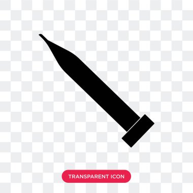 saydam arka plan üzerinde izole enjeksiyon vektör simge enjekte