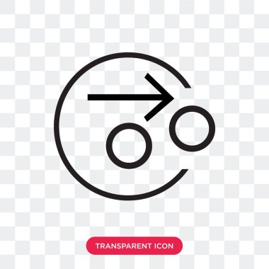 Saydam arka plan üzerinde bölmek lo izole vektör simge bölmek