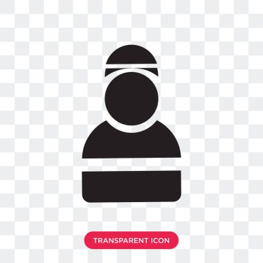 Saydam arka plan üzerinde çocuk logosu des izole çocuk vektör simgesi