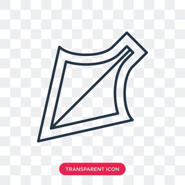 Saydam arka plan üzerinde seçim logo tasarımı izole seçimi vektör simgesi