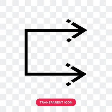 Saydam arka plan üzerinde Shuffle izole shuffle vektör simgesi 