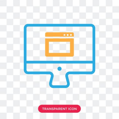 Saydam arka plan üzerinde Laptop lo izole dizüstü vektör simgesi