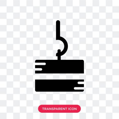 Saydam arka plan üzerinde matkap logo izole matkap vektör simgesi