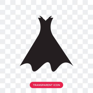 Kemer ve melekleri vektör simgesi üzerinde izole straplez elbise 