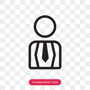 Saydam arka plan üzerinde Candid izole aday vektör simgesi