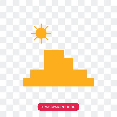 Saydam arka plan üzerinde Gra izole büyük kanyon vektör simgesi