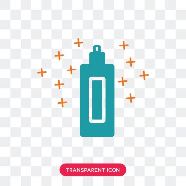 Saydam arka plan üzerinde krem logo izole krem vektör simgesi