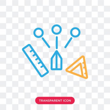  şeffaf arka plan, logo tasarımı izole vektör simgesi