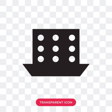 Saydam arka plan üzerinde izole vektör simge dikiş lo dikiş