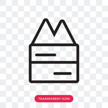 Saydam arka plan üzerinde Dystopi izole distopya vektör simgesi