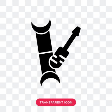 Saydam arka plan üzerinde Rep izole onarım araçları vektör simgesi