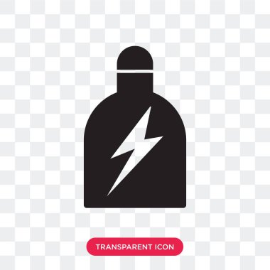 Saydam arka plan üzerinde Protein izole protein vektör simgesi