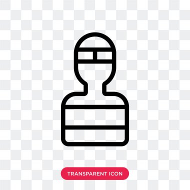 Saydam arka plan üzerinde kaynakçı lo izole kaynakçı vektör simgesi