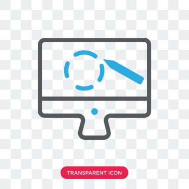 Saydam arka plan üzerinde G izole grafik tablet vektör simgesi