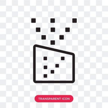 Saydam arka plan üzerinde Encry izole şifreleme vektör simgesi