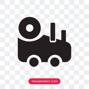 Saydam arka plan üzerinde kaynakçı lo izole kaynakçı vektör simgesi