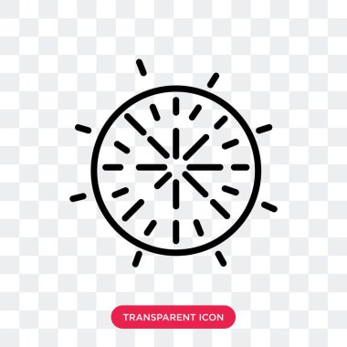 Saydam arka plan üzerinde güneş logosu des izole güneş vektör simgesi