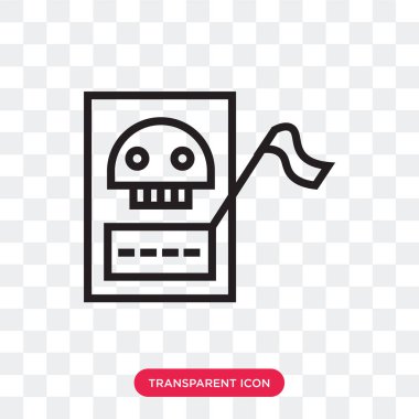 Saydam arka plan üzerinde Tarot logo izole tarot vektör simgesi