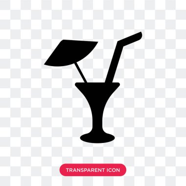 Limonade damla vektör simgesi üzerinde şeffaf adam izole