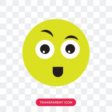 Saydam arka plan üzerinde Suspi izole şüpheli vektör simgesi