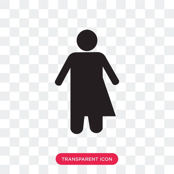 Icona vettoriale unisex isolata su sfondo trasparente, Unisex lo — Vettoriale Stock