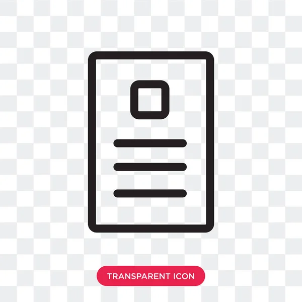 Newspaper vector icon isolated on transparent background, Newspa — Stock Vector
