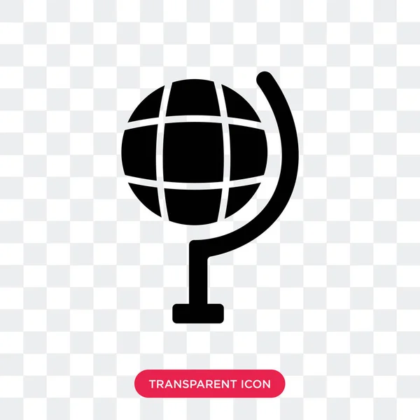 Tierra globo vector icono aislado sobre fondo transparente, Eart — Vector de stock