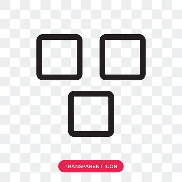Ícone de vetor de aplicativos isolado em fundo transparente, logotipo do Apps d — Vetor de Stock