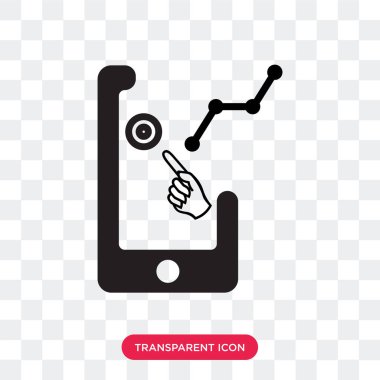 Saydam arka plan üzerinde talep lo izole talep vektör simgesi