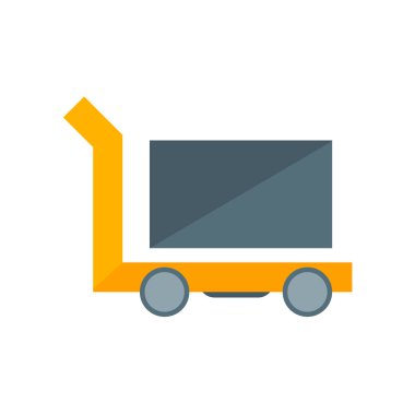 Beyaz arka plan, taşıma şeffaf işareti, sanayi sembolleri izole taşıma simge vektör