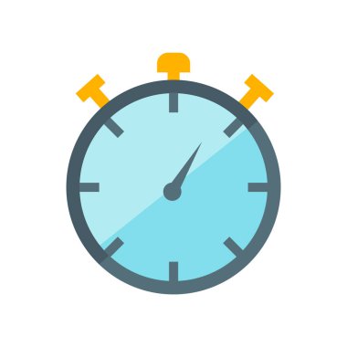 Kronometre simge vektör izole beyaz arka plan, kronometre şeffaf işareti, sanayi sembolleri