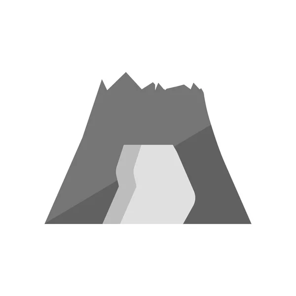 Höhle Symbol Vektor Isoliert Auf Weißem Hintergrund Höhle Transparente Zeichen — Stockvektor
