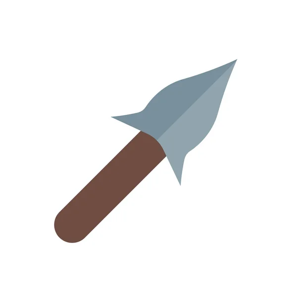 Cuchillo Icono Vector Aislado Sobre Fondo Blanco Cuchillo Signo Transparente — Vector de stock