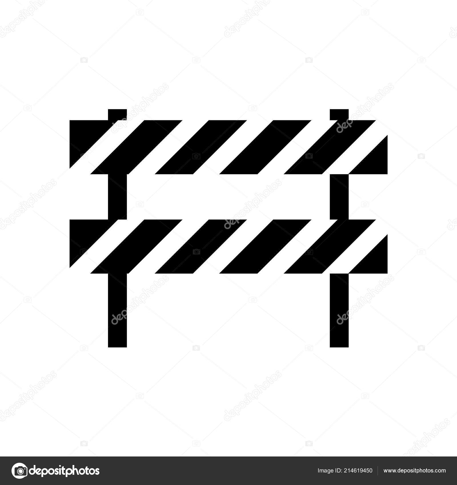 Barrier Icon Vector Isolated White Background Barrier Transparent Sign Construction Vector Image By C Vector Best Vector Stock 214619450