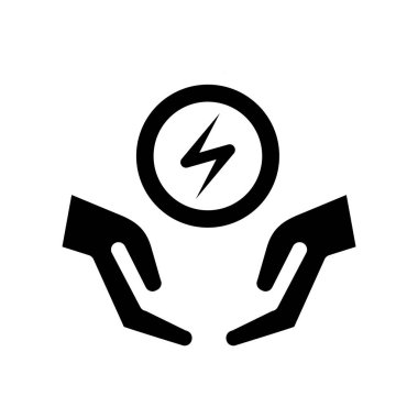 Eko sembolleri izole kaydetmek enerji şeffaf işareti, beyaz arka plan üzerinde enerji tasarrufu simge vektör