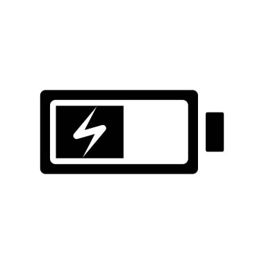 Pil simgesi vektör izole beyaz arka plan, pil şeffaf işareti, Eko sembolleri