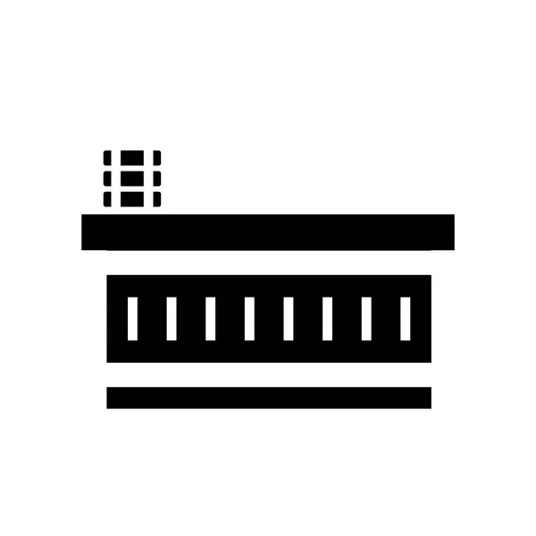 Вектор Таблиці Ізольовано Білому Тлі Знак Таблиці Прозорий Будівельні Символи — стоковий вектор