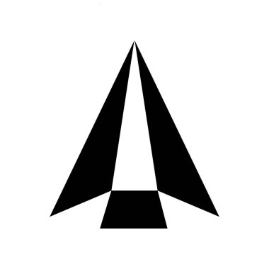 Kağıt uçağı simge vektör beyaz arka plan, şeffaf işareti kağıt uçağı, inşaat izole sembolleri